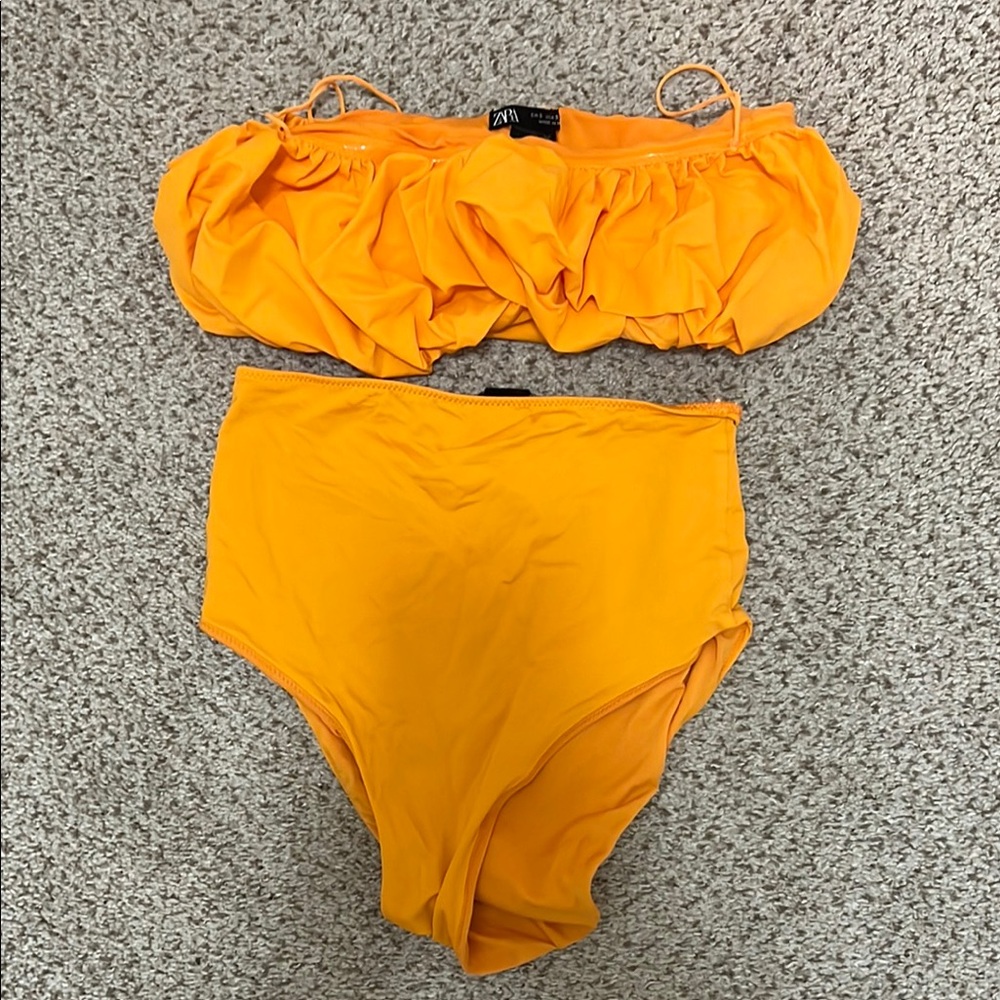 Zara Vibrant Orange Swimwear